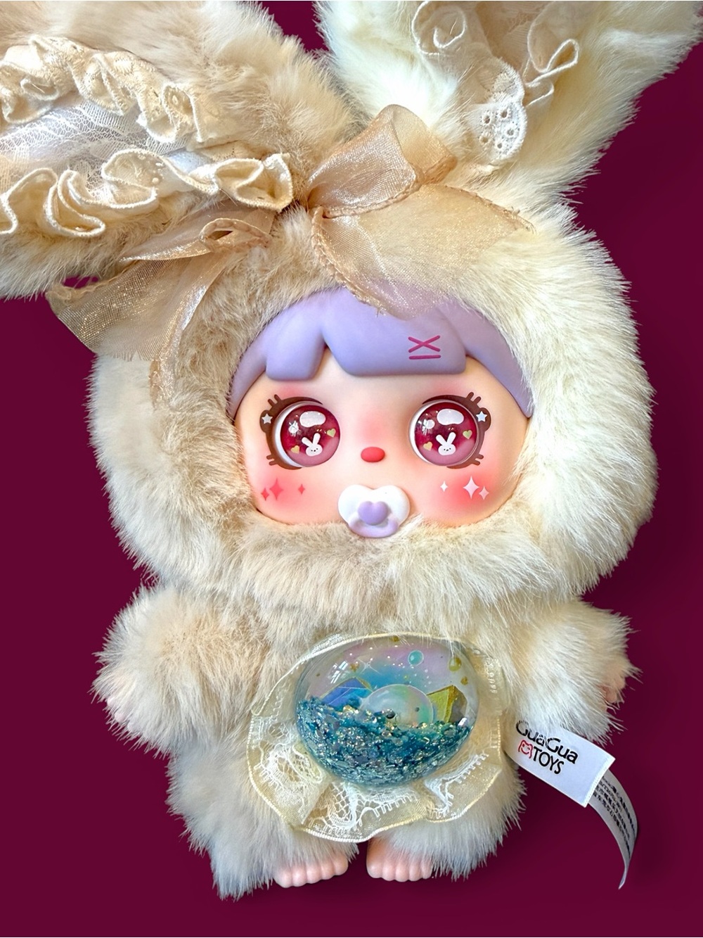 GuaGua Toys Sugar Rabbit Magic Secret Realm Plush Pendant Cookie Bunny - Picture 4 of 17